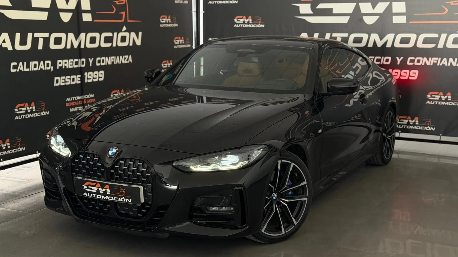 BMW Serie 4 420d — Negro, en GM Automoción
